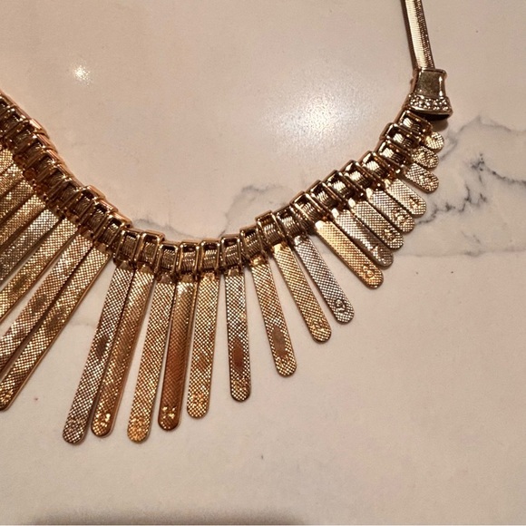 ALDO Polished and Textured with Numbers Gold Toned Necklace - Picture 8 of 14